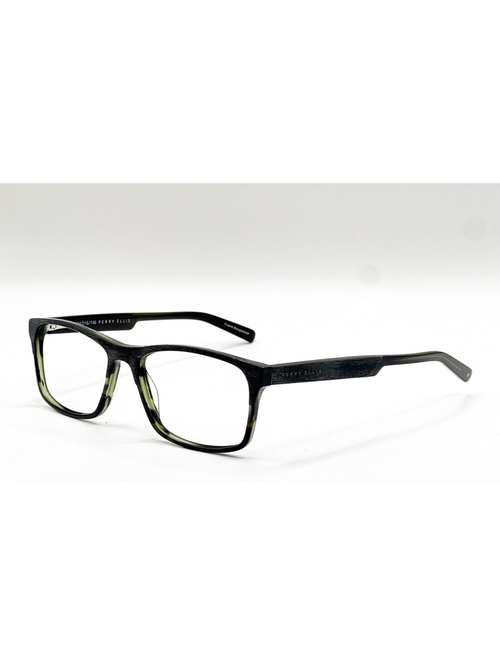 Perry Ellis PE 386-3 Olive Rectangle Authentic Eyeglass Frames 54-16-140